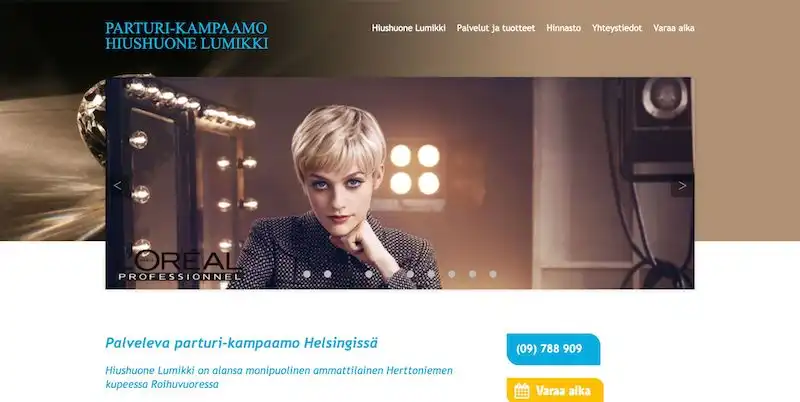 Hiushuone Lumikki Herttoniemi – hiustenpidennykset Helsinki